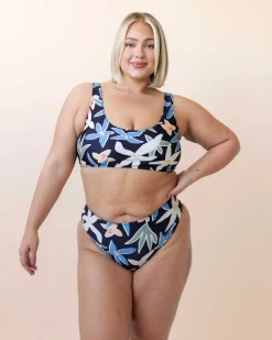 Raven Reversible High Leg Bottom