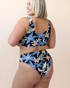 Raven Reversible High Leg Bottom