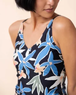 Raven V-Neck Tankini