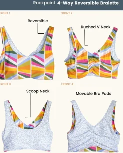 Rockpoint 4-Way Reversible Bralette