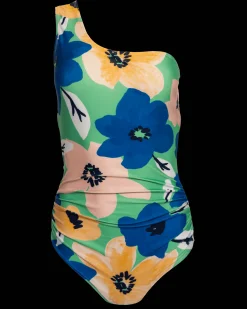 Sea Floral Cascade One Piece