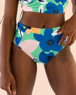 Sea Floral Yoga Pocket Bottom