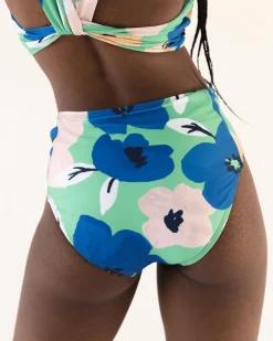 Sea Floral Yoga Pocket Bottom