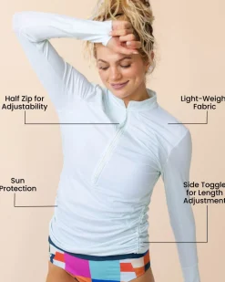 Seafoam Baywatch Rashguard