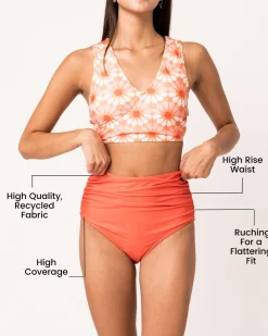 Stella Ruched High Rise Bottom