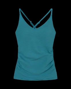 Still Water Flat Rib V-Neck Tankini