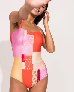 Summer Patchwork One Piece