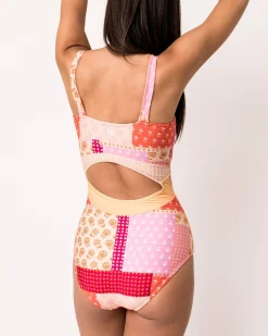 Summer Patchwork One Piece