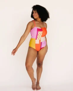 Summer Patchwork One Piece