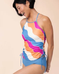 Sunrise Drawstring Tankini