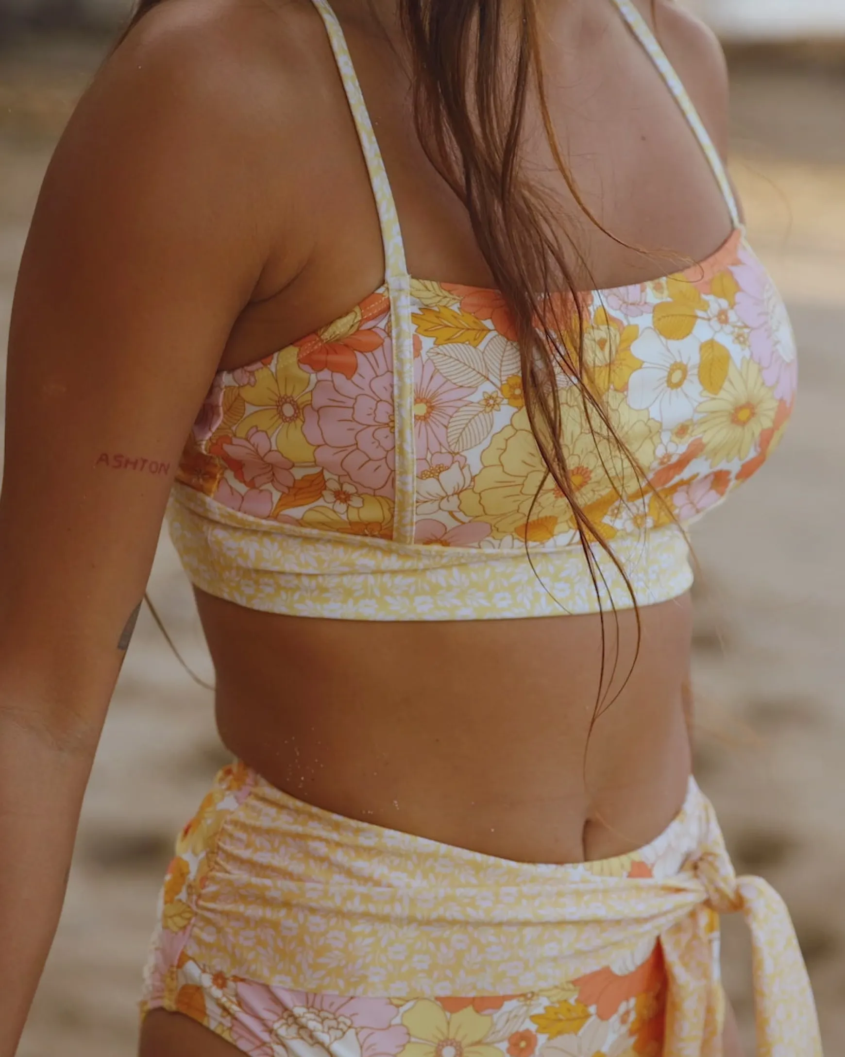 Sunset Floral Tied Up Bottom