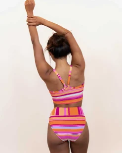 Sunset Stripe Mid Rise Bottom