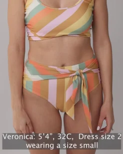 Surf Stripe Tied Up Bottom