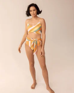 Surf Stripe Tone Crop