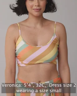 Surf Stripe Tone Crop