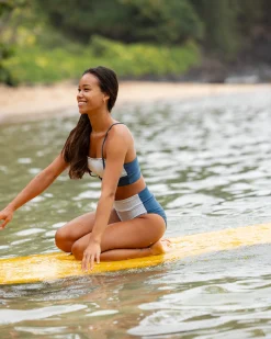 Textured Alana Surf Crop