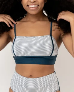 Textured Alana Surf Crop