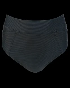 Textured Black Pocket Bottom