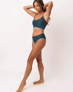 Textured Coastal Bikini Bottom