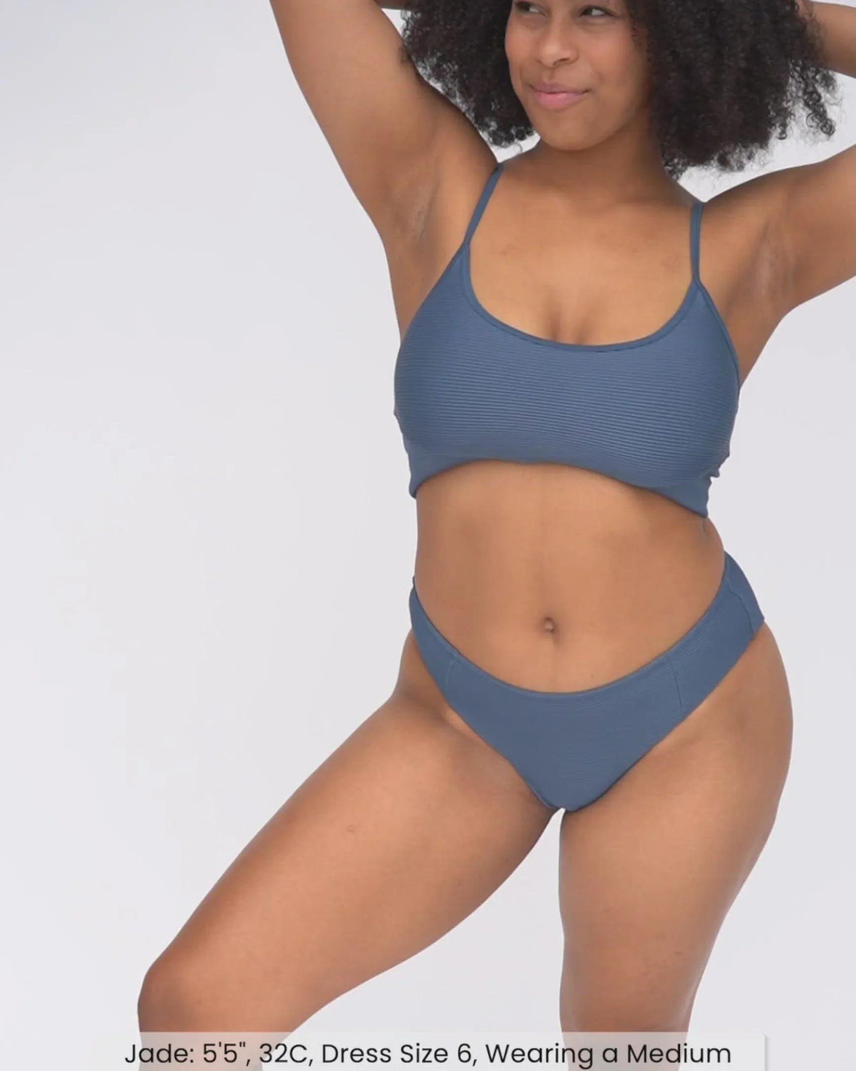 Textured Coastal Bikini Bottom