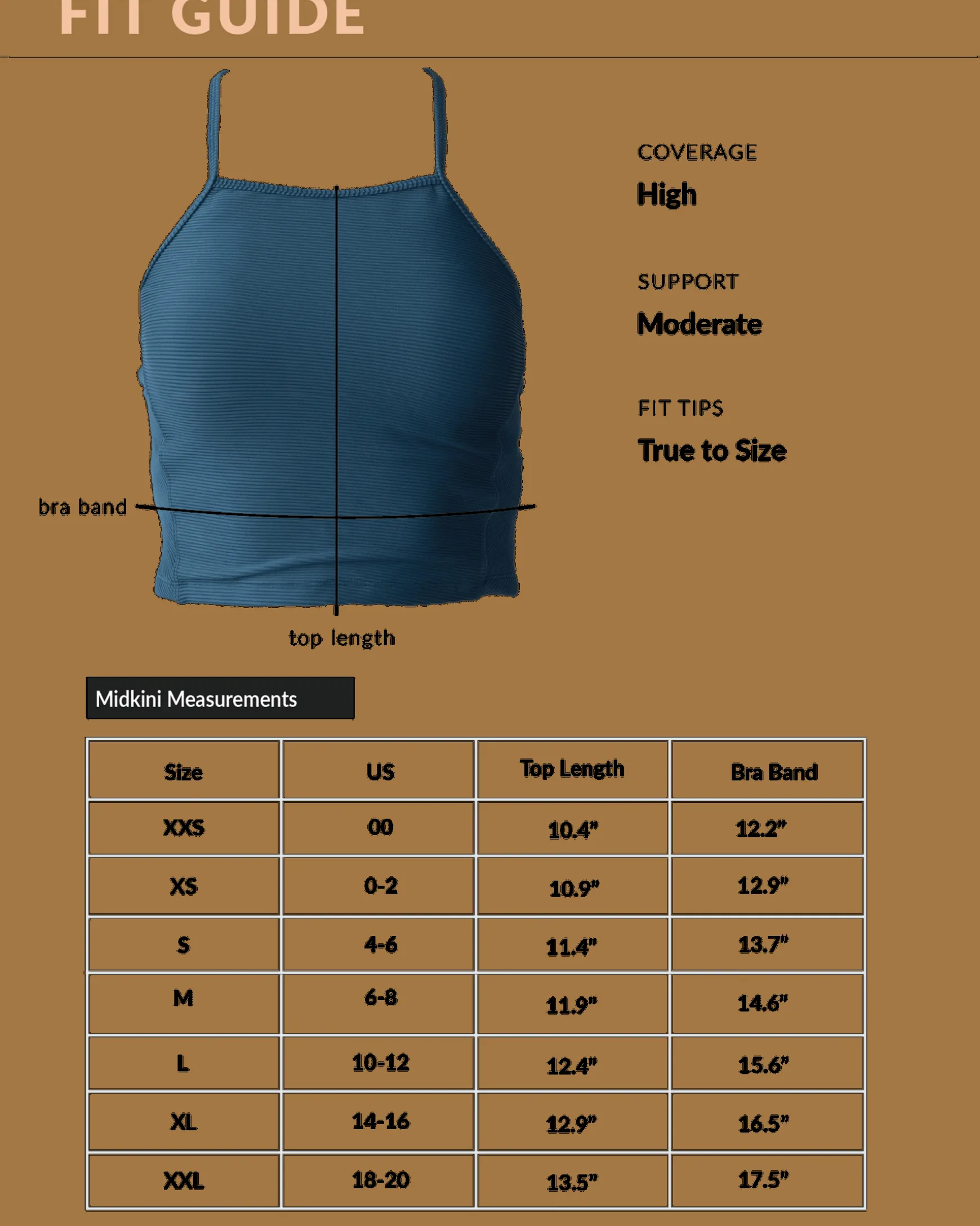 Textured Coastal Midkini