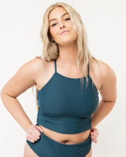 Textured Coastal Midkini