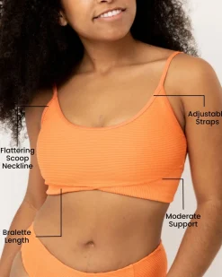 Textured Cora Tone Crop