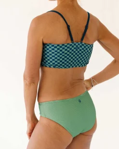 Textured Pine Bikini Bottom
