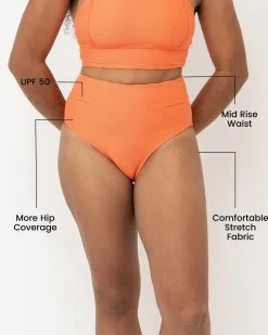 Textured Zena Mid Rise Bottom