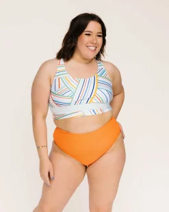 Textured Zena Mid Rise Bottom