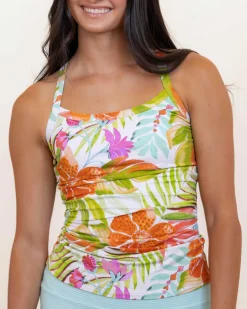 Tropics Scoop Neck Tankini