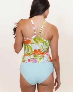 Tropics Scoop Neck Tankini