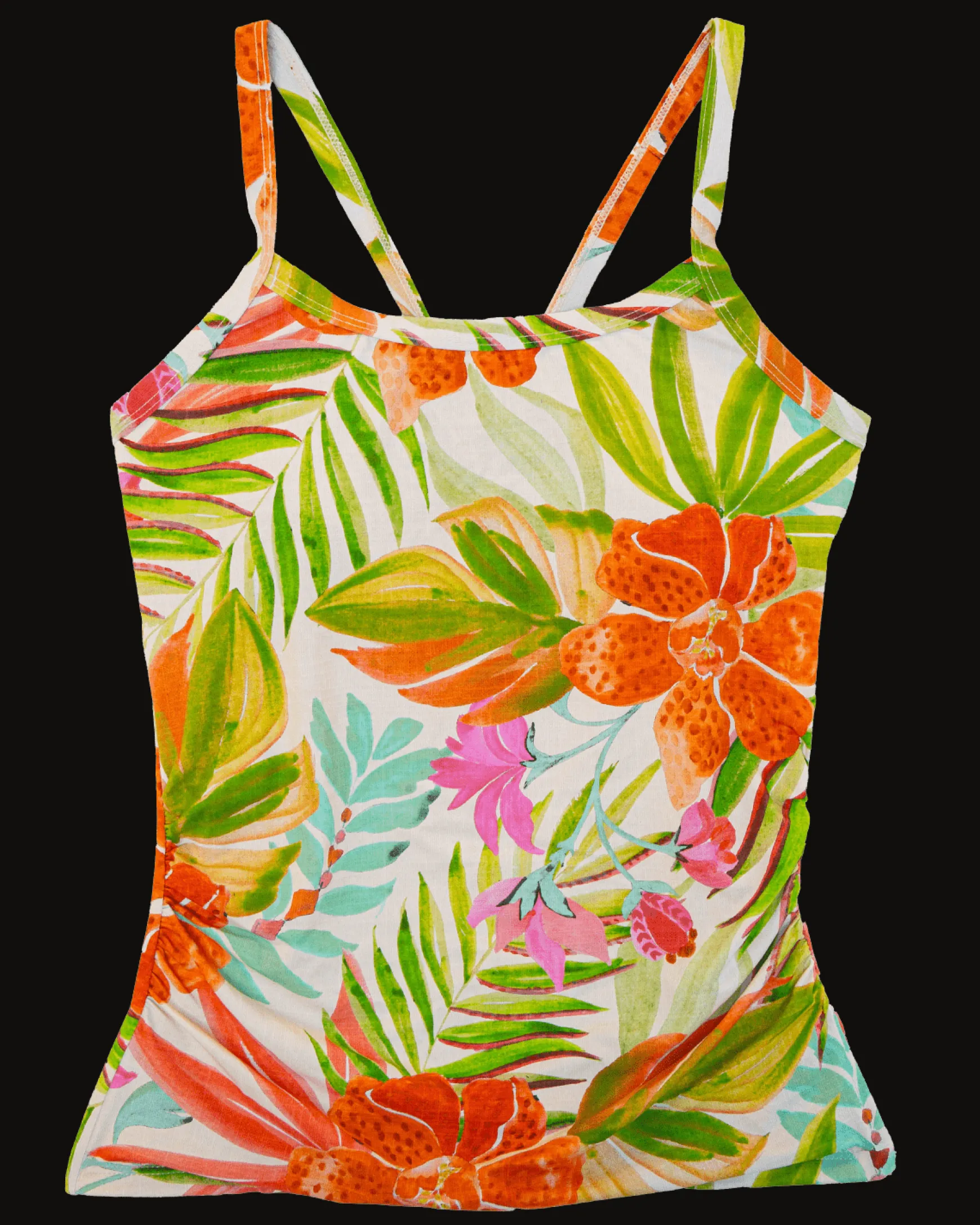 Tropics Scoop Neck Tankini