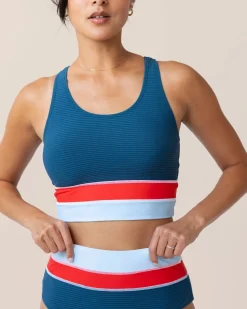 Valor Flat Rib Cut Back Crop