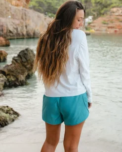 Vanilla Cropped Half Zip Rashguard