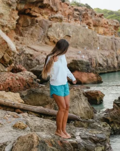 Vanilla Cropped Half Zip Rashguard