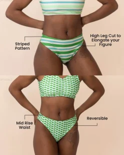 Verde Reversible High Leg Bottom