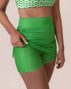 Verde Ruched Swim Skirt