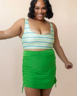 Verde Ruched Swim Skirt