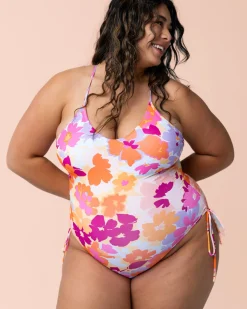 Womens Esti Side Tie One Piece