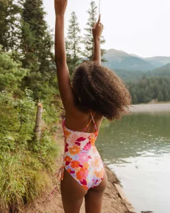 Womens Esti Side Tie One Piece