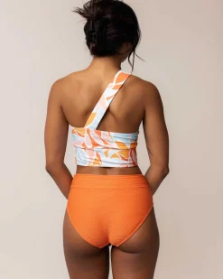 Zena Flat Rib Mid Rise Bottom