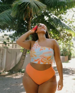 Zena Flat Rib Mid Rise Bottom